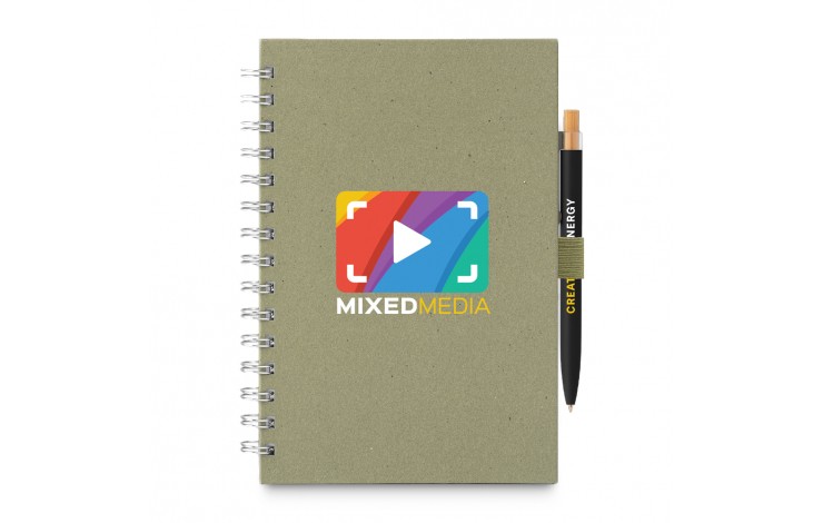 Recycled Wiro Notebook & Pen Set
