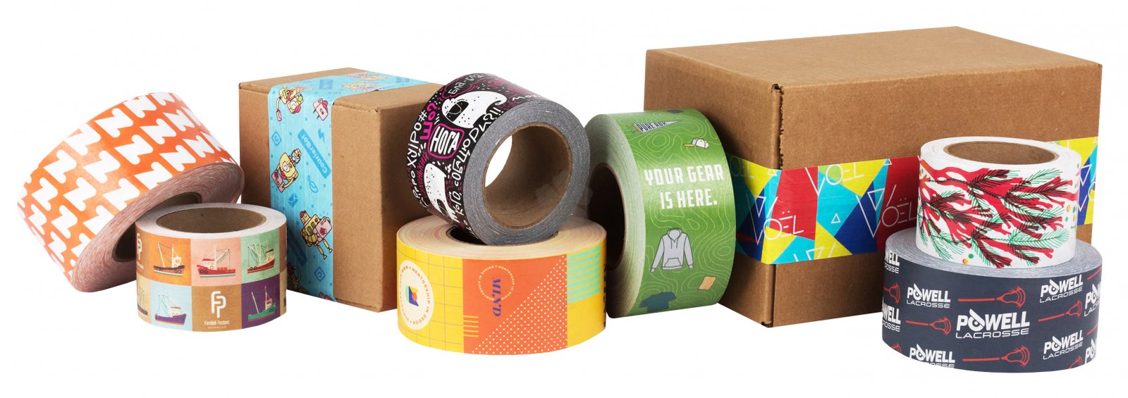 Promotional Reinforced Paper Mailing Tape, Personalised by MoJo Promotions