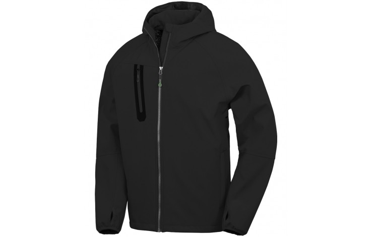 Result Recycled Hooded Soft Shell Jacket
