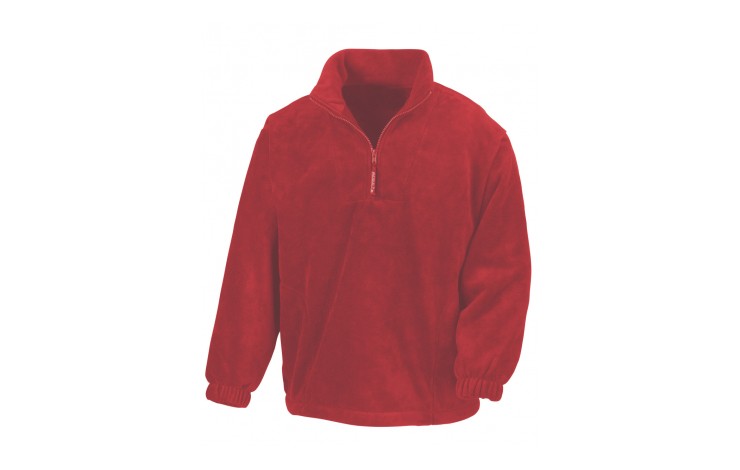 Result Unlined Active Quarter Zip Fleece Top