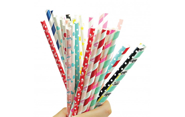 Retro Paper Straws