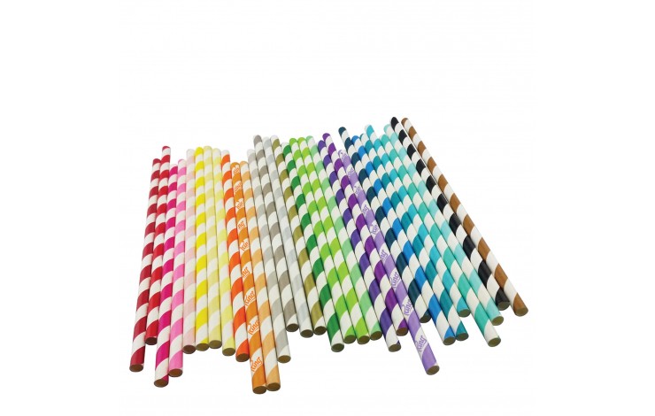 Retro Paper Straws