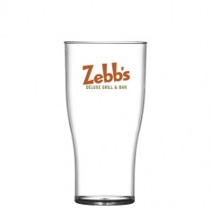 Reusable Plastic Pint Glass
