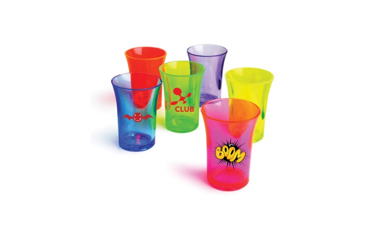 Reuseable Coloured Shot Glasses
