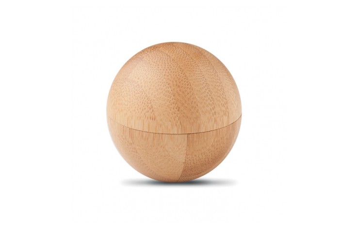 Round Bamboo Lip Balm