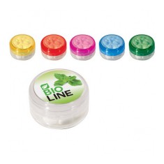 Round Peppermint Pot