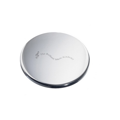 Round Silver Coaster