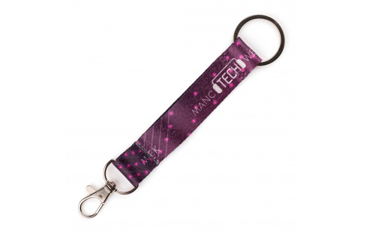 RPET Short Lanyard Keyring