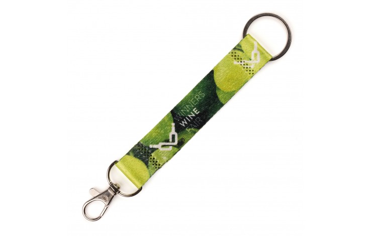 RPET Short Lanyard Keyring