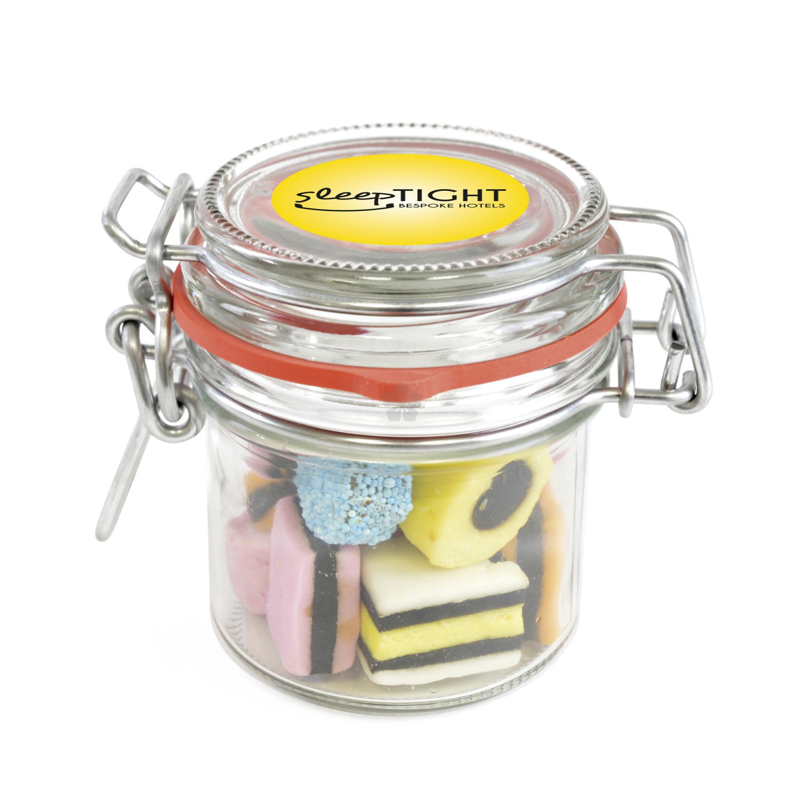 Promotional Rubber Seal Flip Top Jar, Personalised by MoJo Promotions