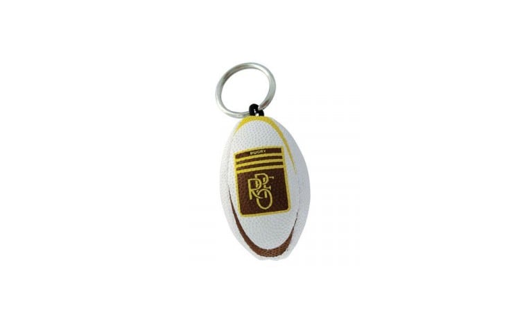 Promotional Rugby Ball Key Ring, Personalised by MoJo Promotions