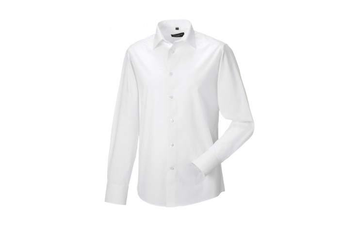 Russell Collection Men's Long Sleeve Fitted Shirt