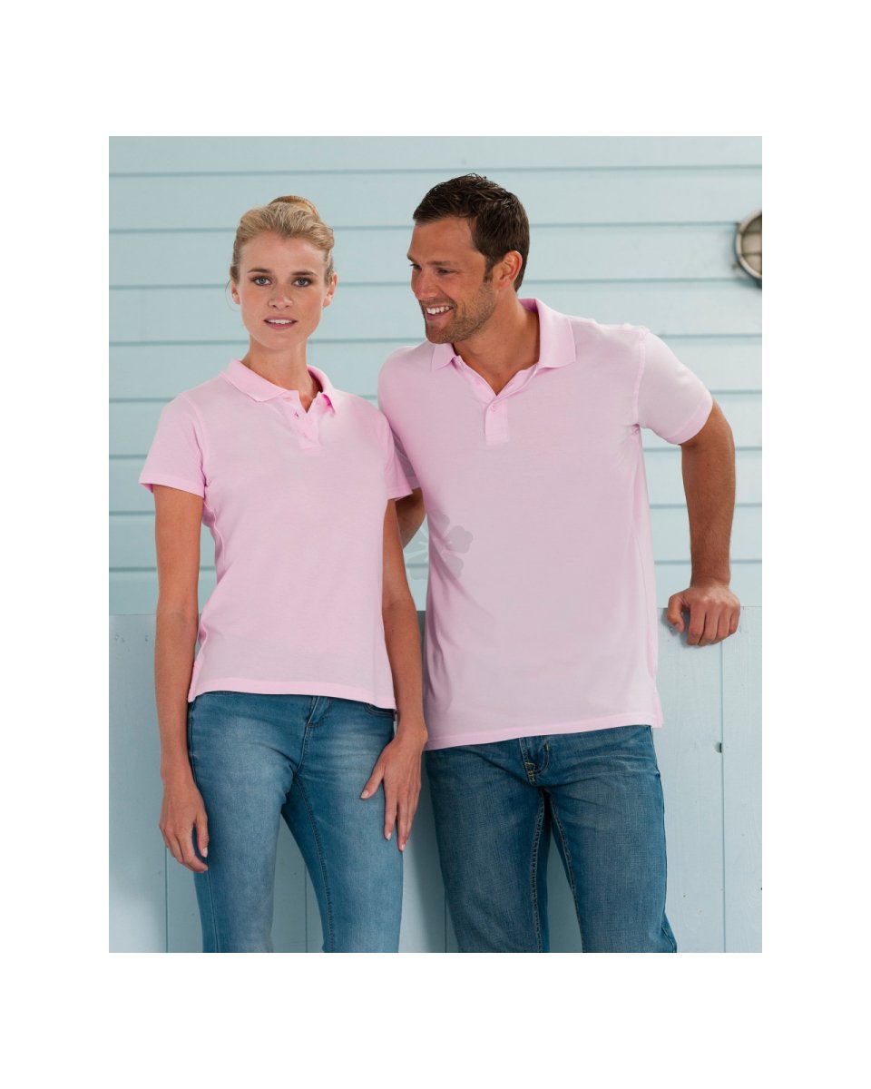 Promotional Russell Men s Pima Cotton Polo Shirt Personalised by