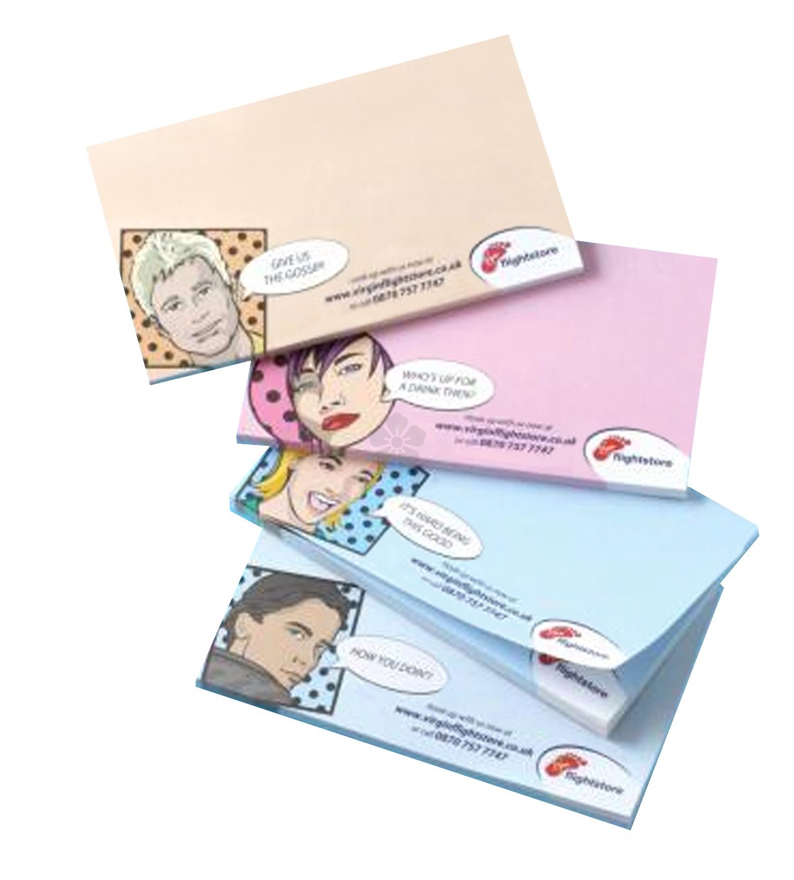 Promotional S3 Postit® Note Pad, Personalised by MoJo Promotions