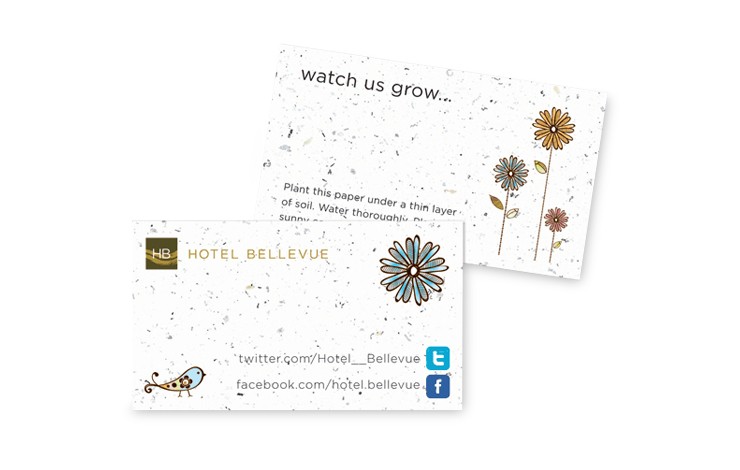 Seed Paper Business Cards