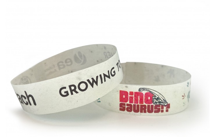 Seeded Paper Wristband