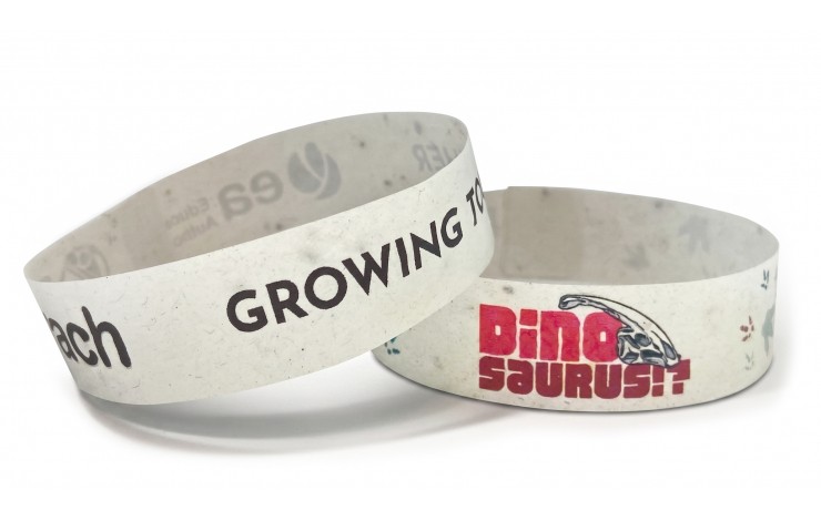 Seeded Paper Wristband