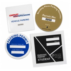 Self Cling Parking Permit
