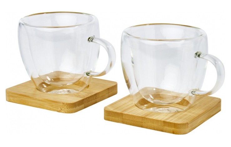 Set of Glass Espresso Cups