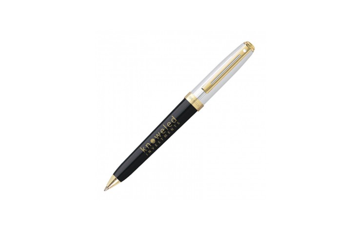 Sheaffer Prelude Black Laque Palladium Cap Ballpen