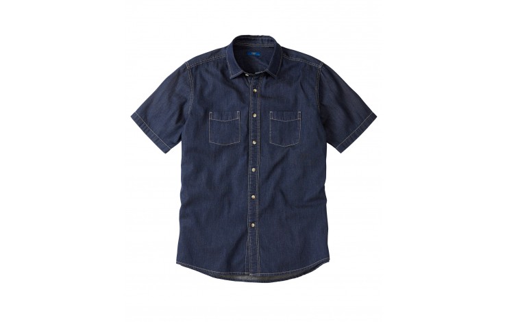 Short Sleeve Denim Shirt