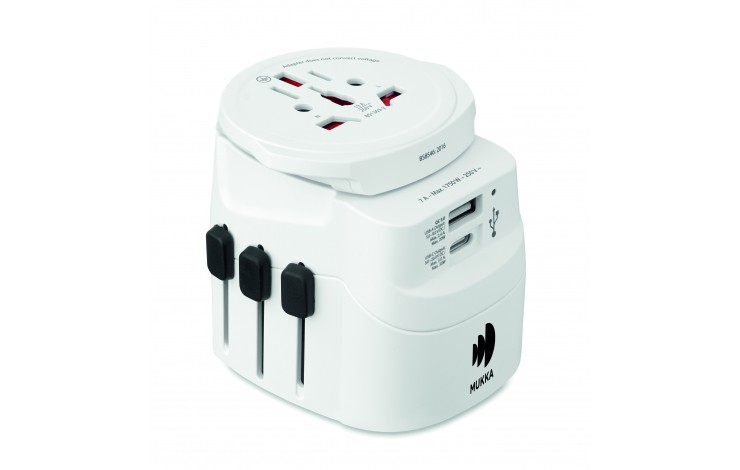 SKROSS Premium Travel Adaptor Plus