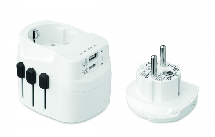 SKROSS Premium Travel Adaptor Plus