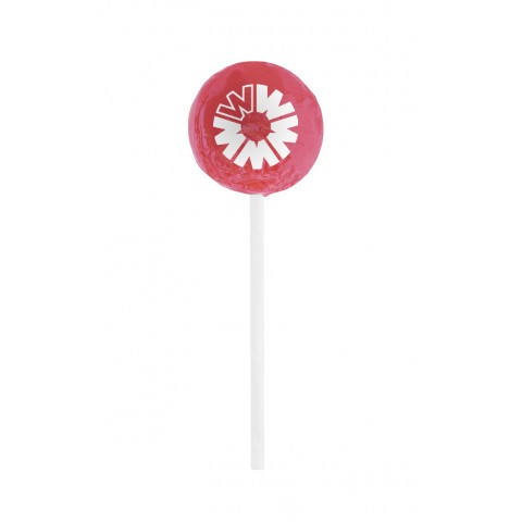 Small Branded Lollipop with Printed Stick