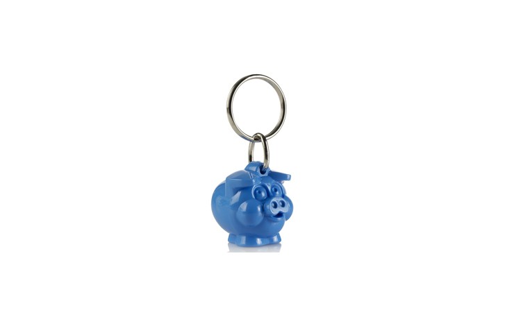 Smiley Piggy Keyring