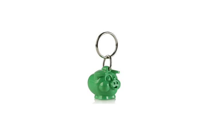 Smiley Piggy Keyring