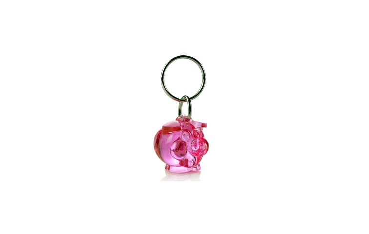 Smiley Piggy Keyring