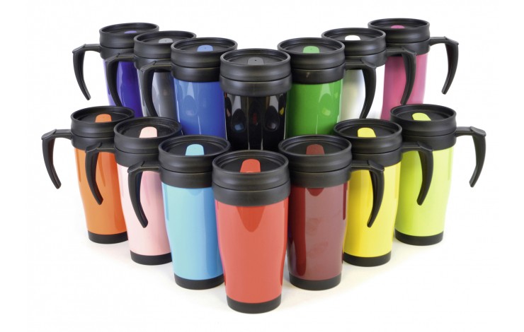 Solid Plastic Travel Mug