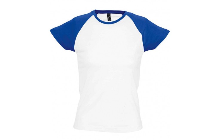 SOL'S Ladies Contrast Baseball T-Shirt