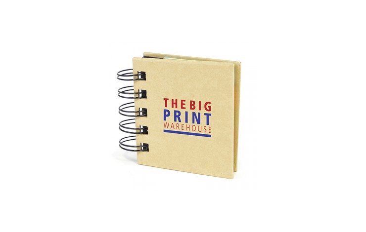 Spiral Bound Eco Flag and Sticky Note Pad