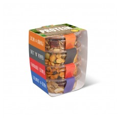 Stacked Protein Snacks in Eco Pot