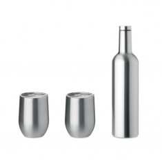 Stainless Steel Bottle and Mug Set