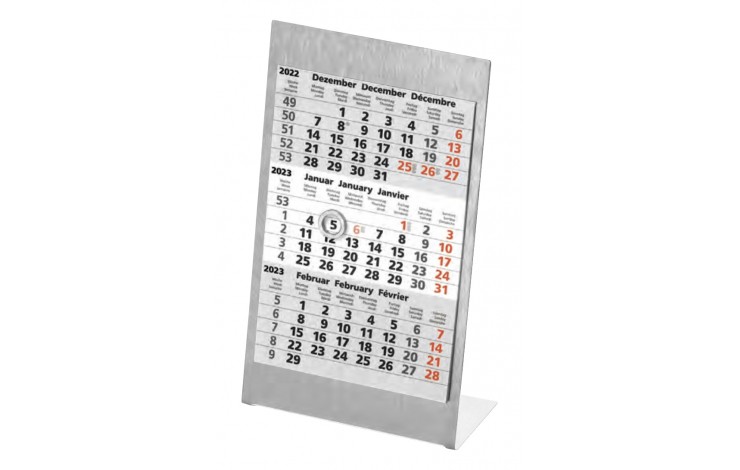 Stainless Steel Calendar