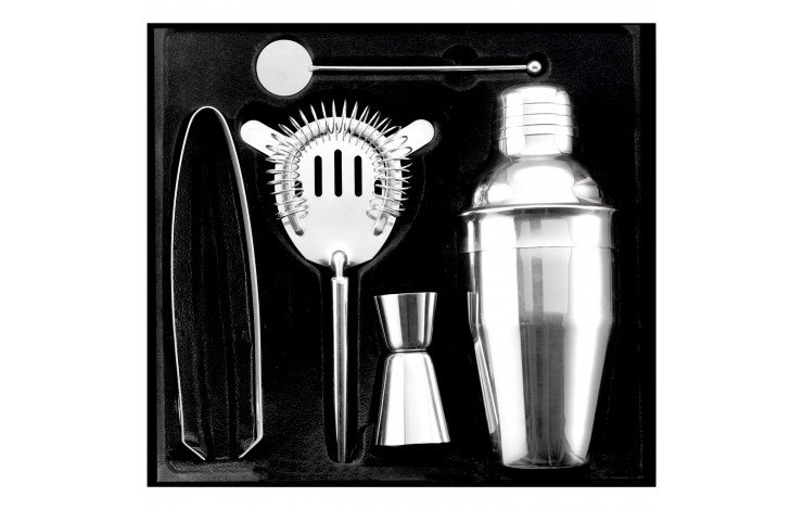 Stainless Steel Cocktail Set With Shaker