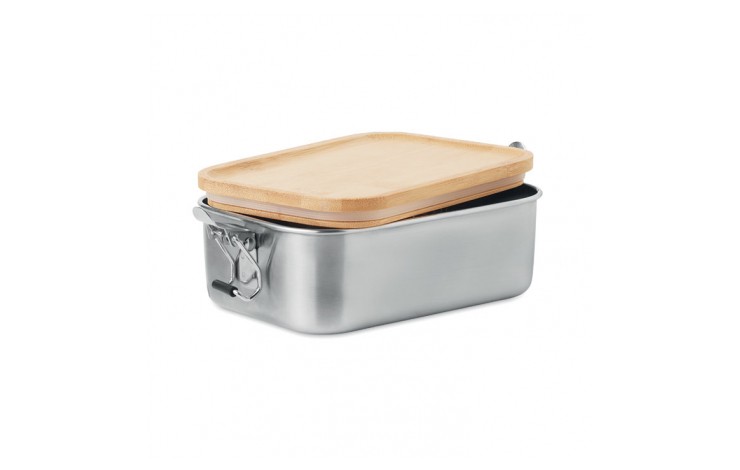 Stainless Steel Lunchbox with Bamboo Lid