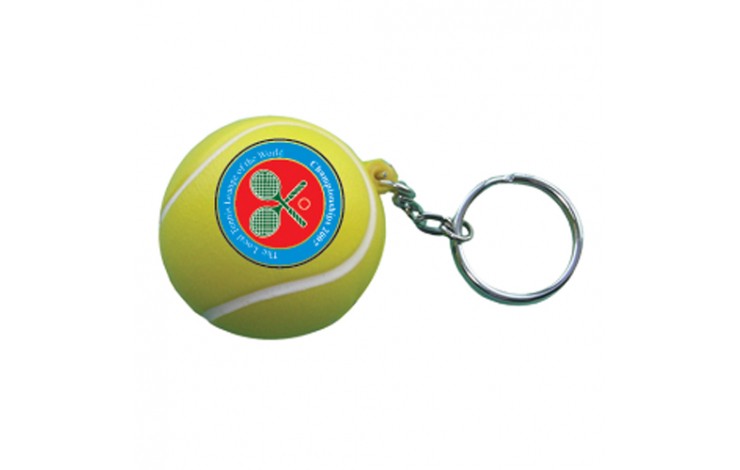 Stress Tennis Ball Keyring