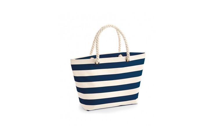 Striped Beach Bag