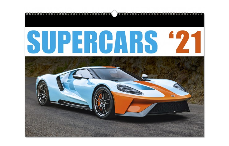 Supercars Wall Calendar