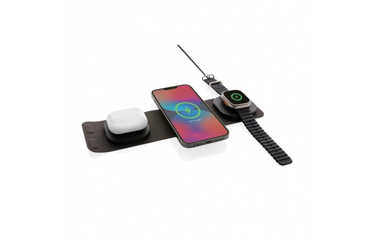 Swiss Peak 3-in-1 Wireless 15W Charger