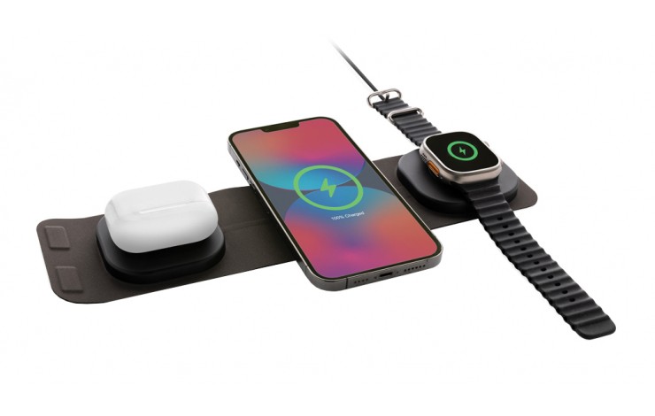 Swiss Peak 3-in-1 Wireless 15W Charger