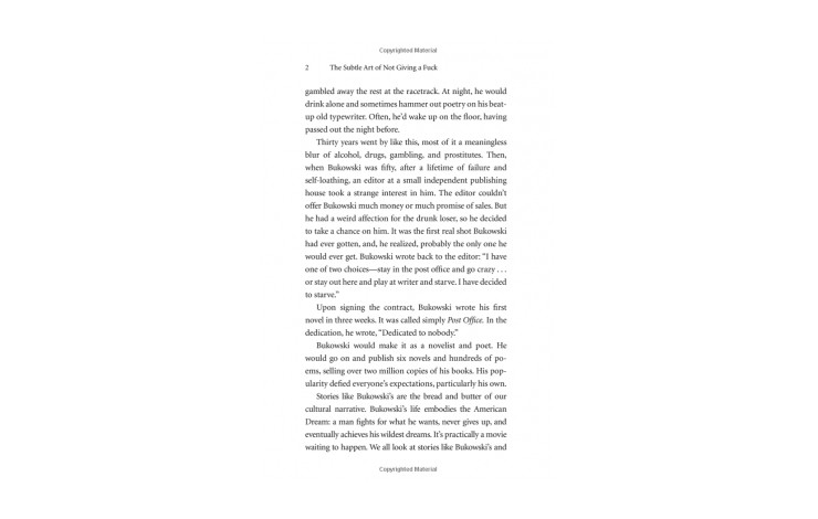 The Subtle Art of Not Giving a F*ck: A Counterintuitive Approach to Living a Good Life