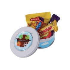 TIn Filled with Cadbury Treat Size Chocolates