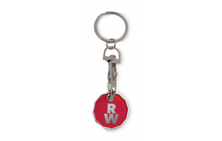 Trolley Coin Keyring - New Shape