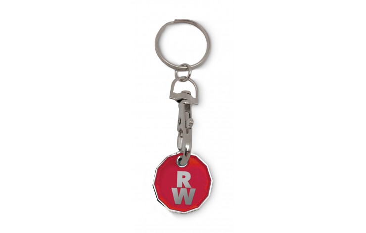 Trolley Coin Keyring