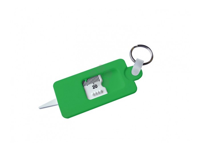 Promotional Tyre Depth Gauge Keyring, Personalised by MoJo Promotions