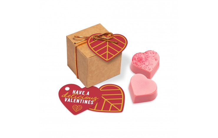 Valentines Truffles in Eco Cube